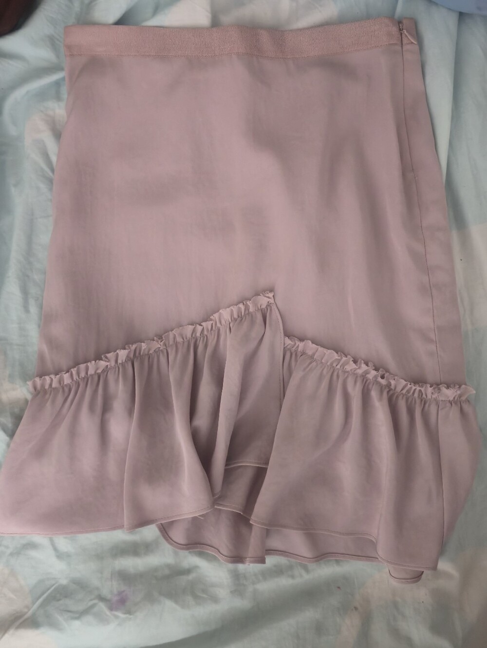 Banana Republic Ruffle Flowy Detail Women's Skirt - Light Pink Mauve